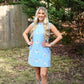 Sophee Chambray Embroidered Dress - She Chester