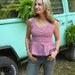 Sparks Fly Red Gingham Tank - She Chester