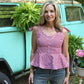 Sparks Fly Red Gingham Tank - She Chester