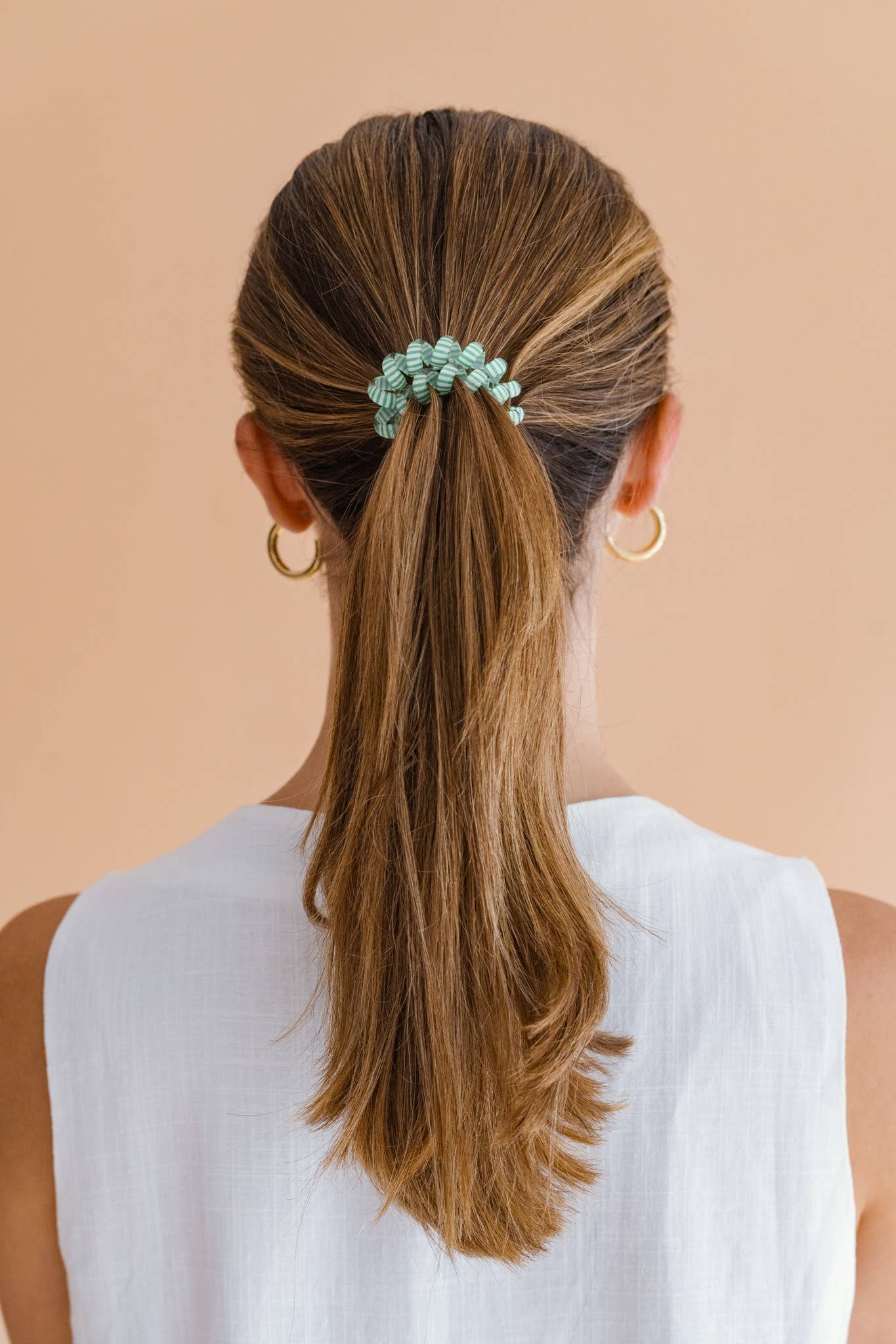 Spiral Hair Coil | Large | Totally Turquoise - She Chester