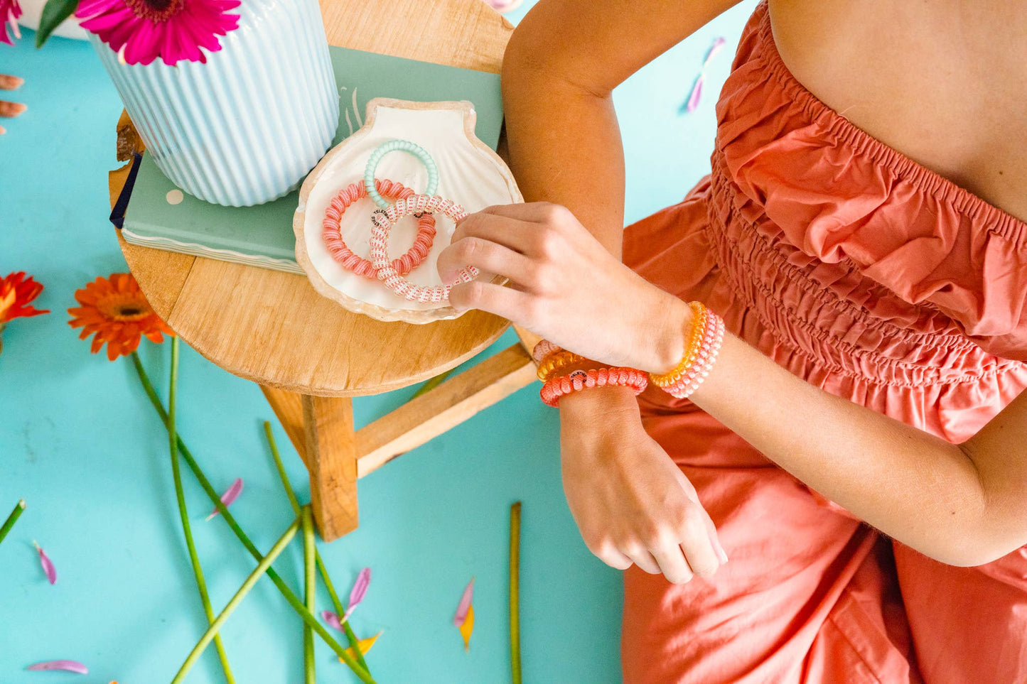 Spiral Hair Coil | Small | Sunny Days Ahead - She Chester