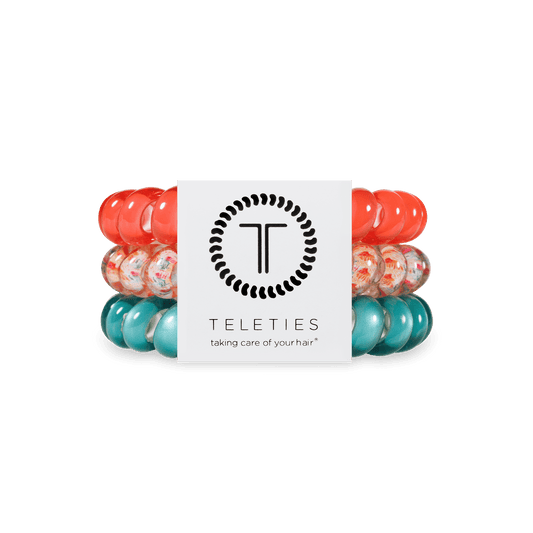 Spiral Hair Coils | Large | Coral Craze Hair Ties - She Chester