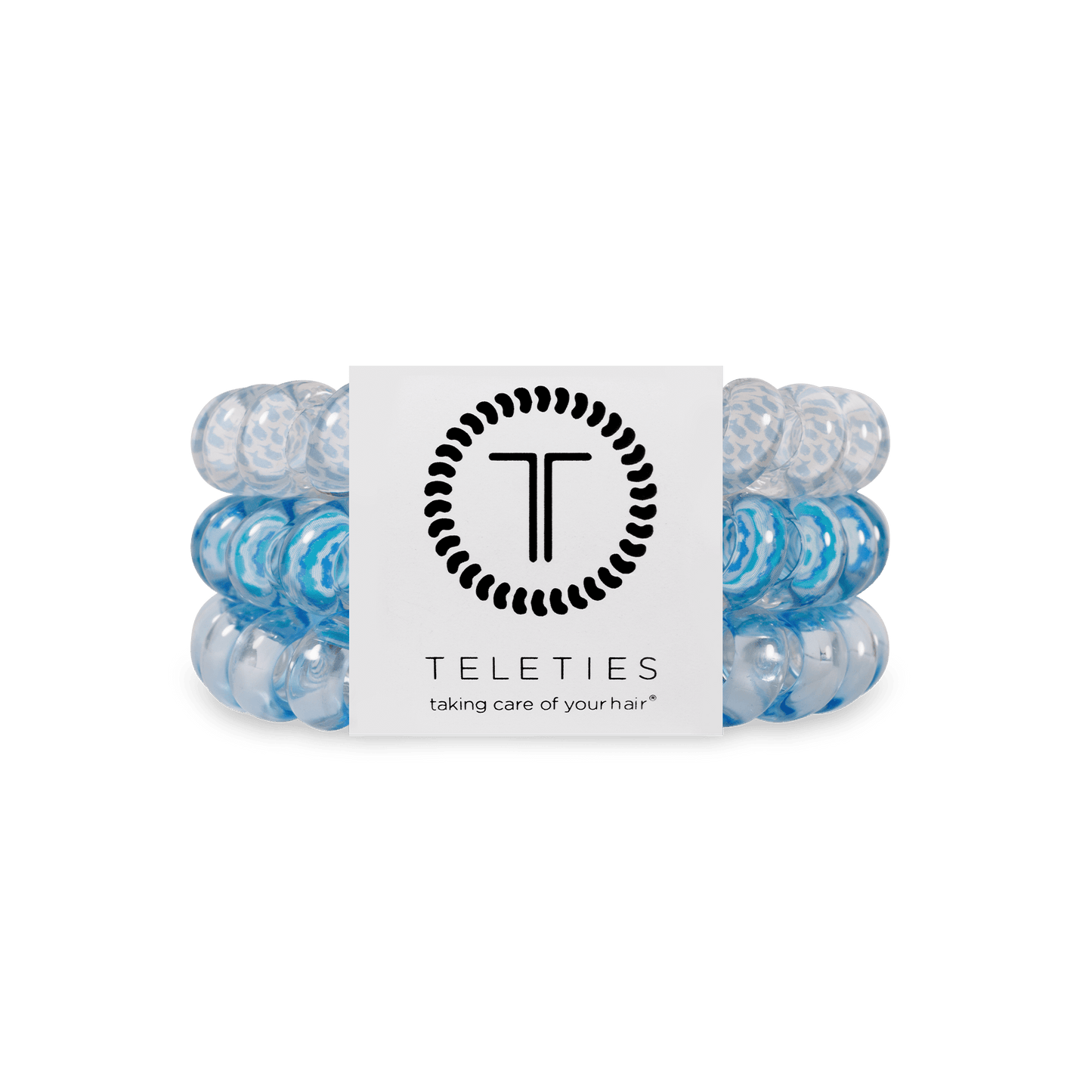 Spiral Hair Coils | Large | Summer Sky Hair Ties - She Chester