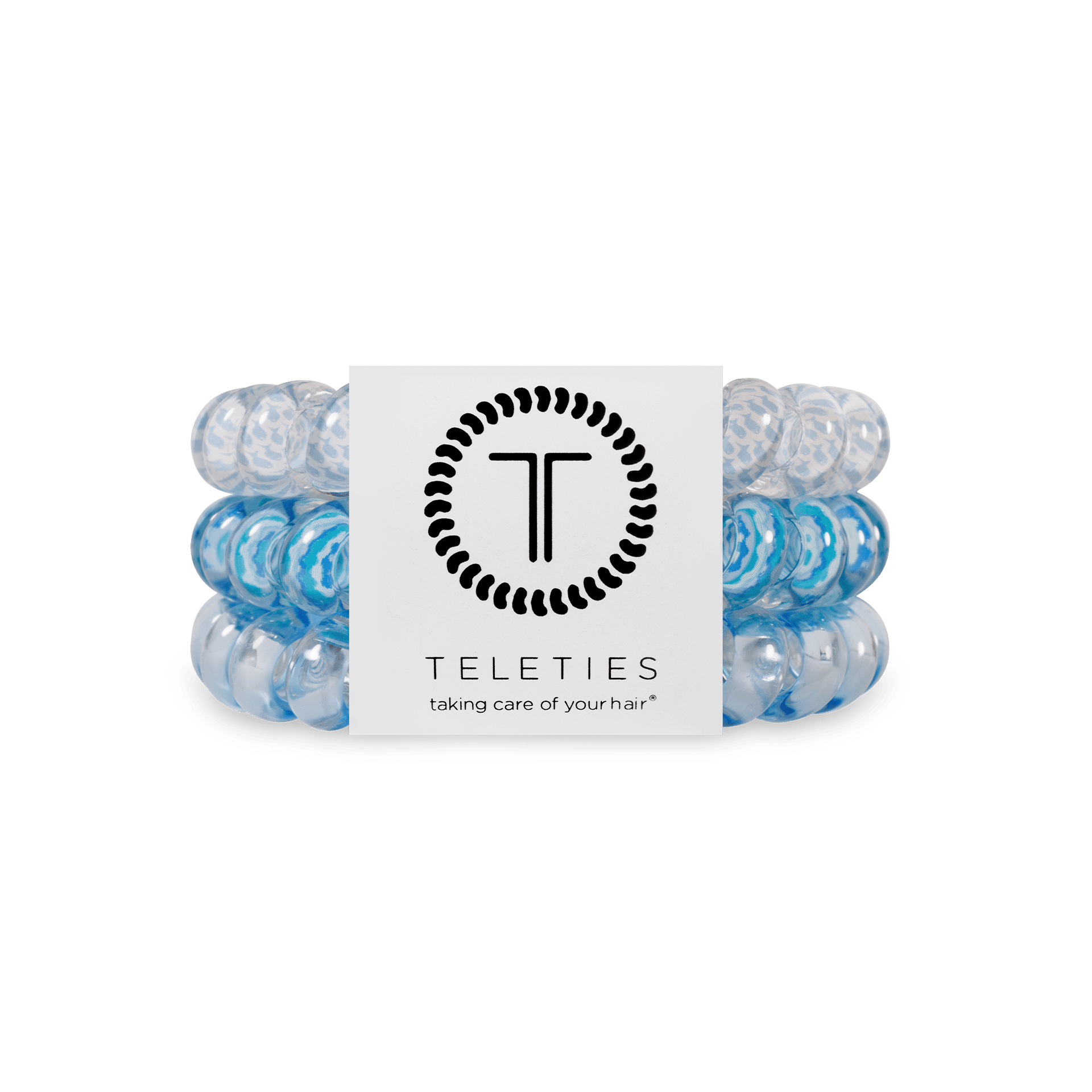Spiral Hair Coils | Large | Summer Sky Hair Ties - She Chester