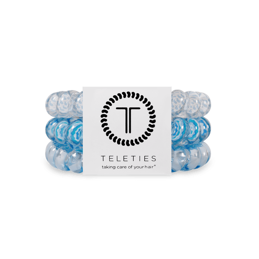 Spiral Hair Coils | Large | Summer Sky Hair Ties - She Chester