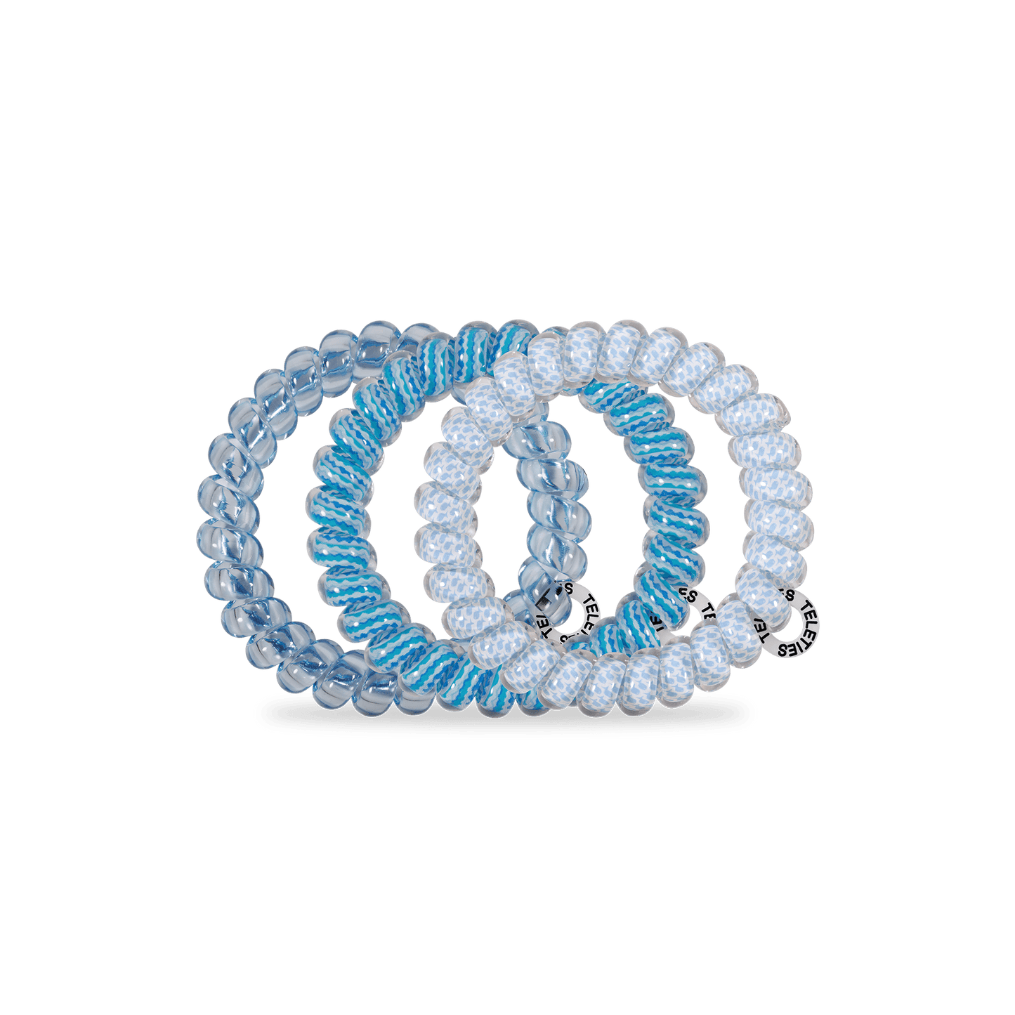 Spiral Hair Coils | Large | Summer Sky Hair Ties - She Chester