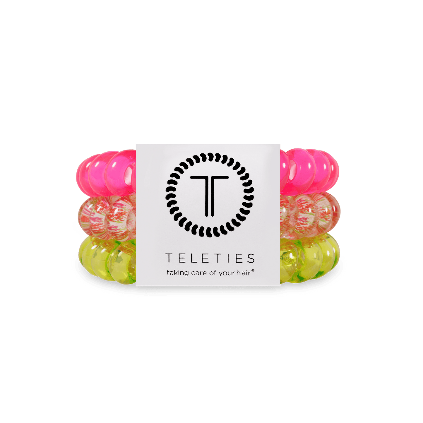 Spiral Hair Coils | Large | Tropical Punch Hair Ties - She Chester
