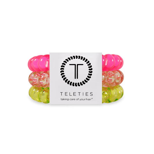 Spiral Hair Coils | Large | Tropical Punch Hair Ties - She Chester