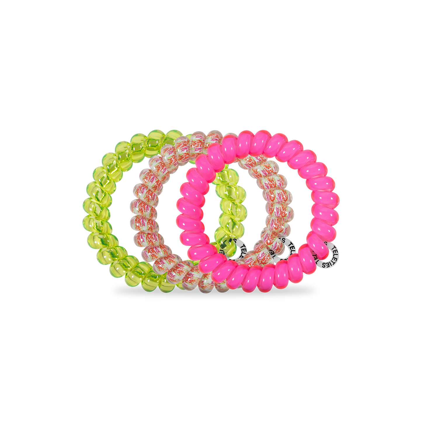Spiral Hair Coils | Large | Tropical Punch Hair Ties - She Chester