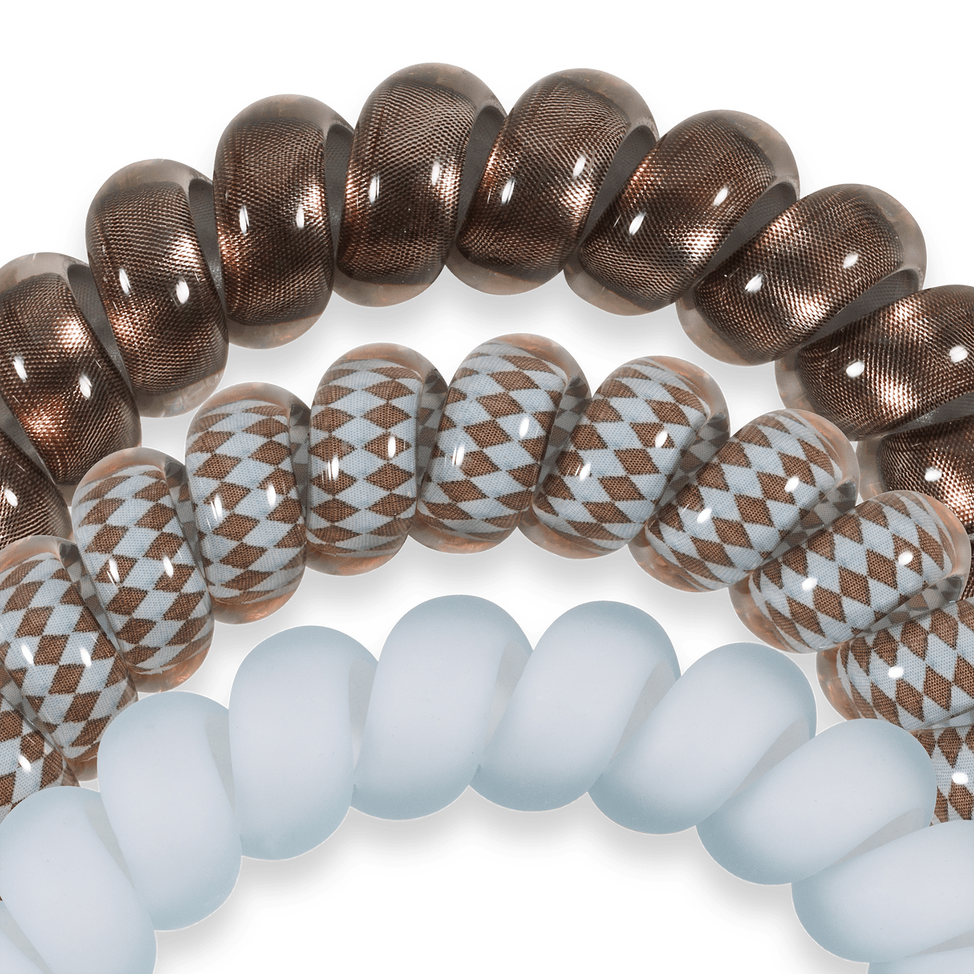 Spiral Hair Coils | Large | Truly Taupe Hair Ties - She Chester