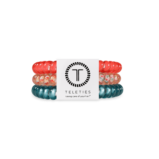 Spiral Hair Coils | Small | Coral Craze Hair Ties - She Chester