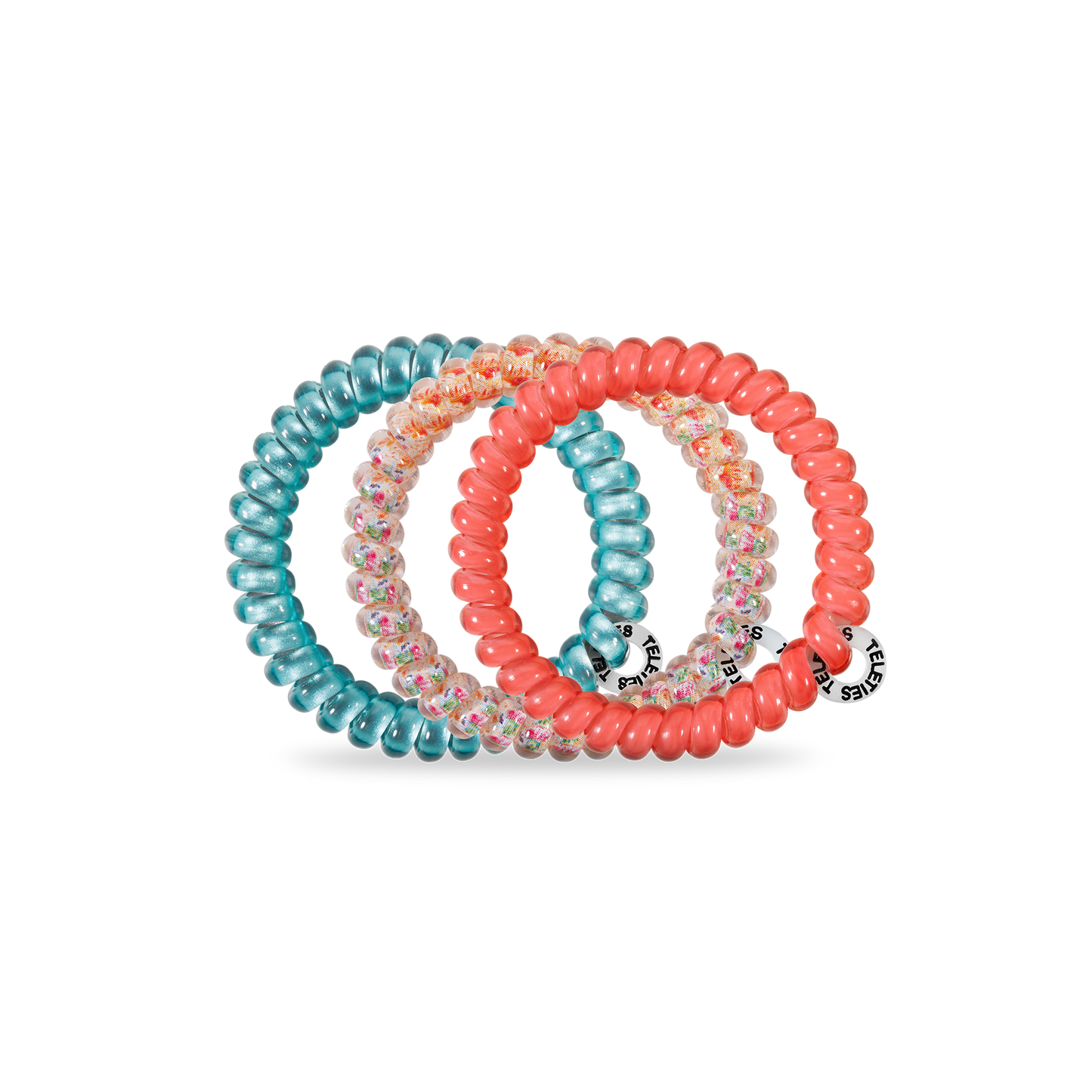Spiral Hair Coils | Small | Coral Craze Hair Ties - She Chester