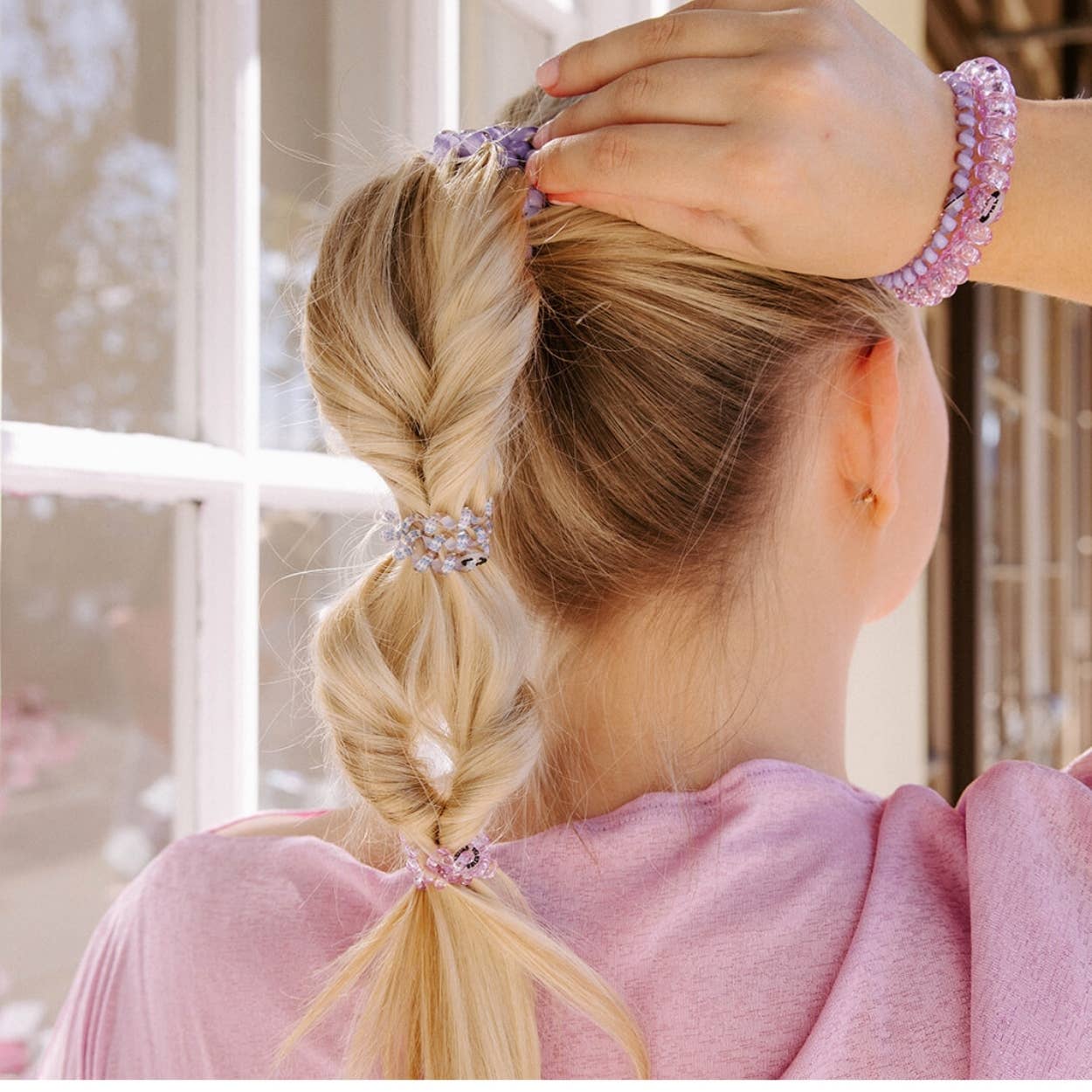 Spiral Hair Coils | Small | Lavender Mist - She Chester