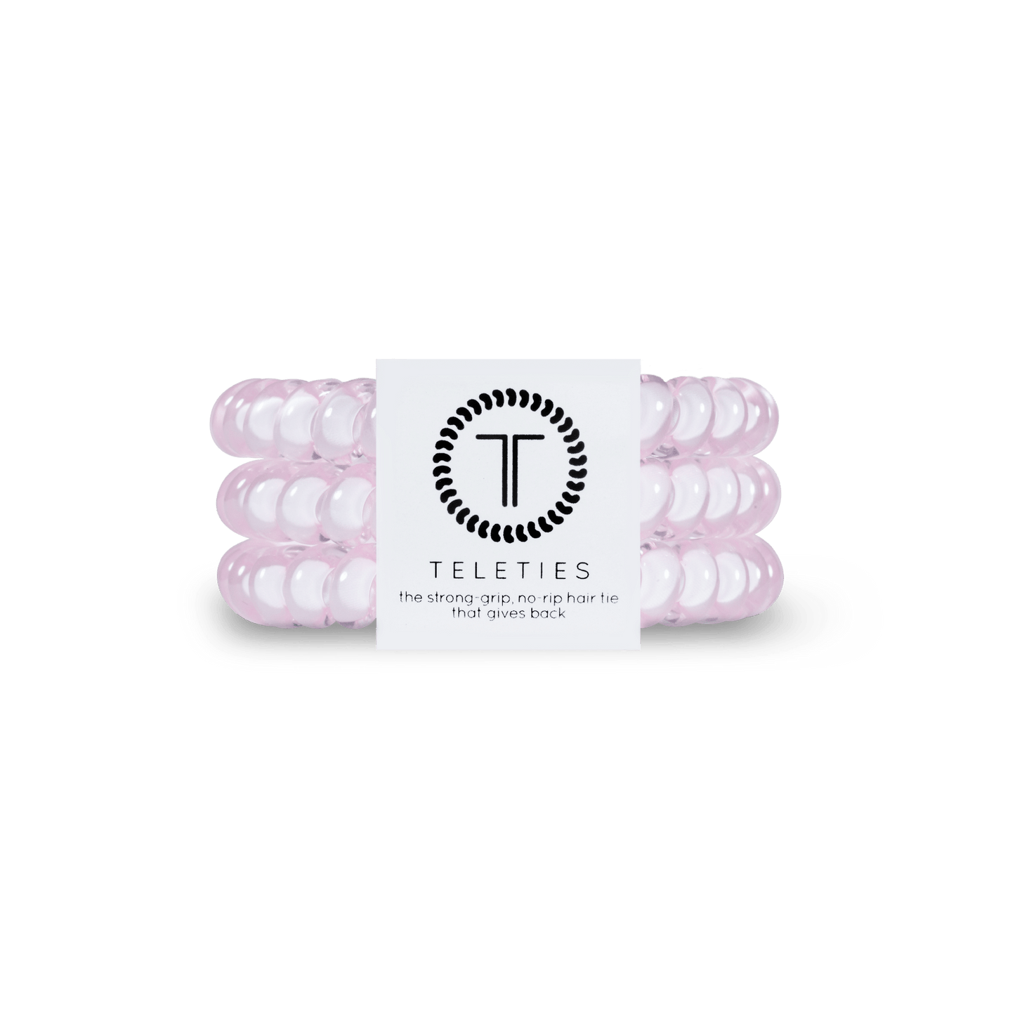 Spiral Hair Coils | Small | Rose Water Pink Hair Ties - She Chester