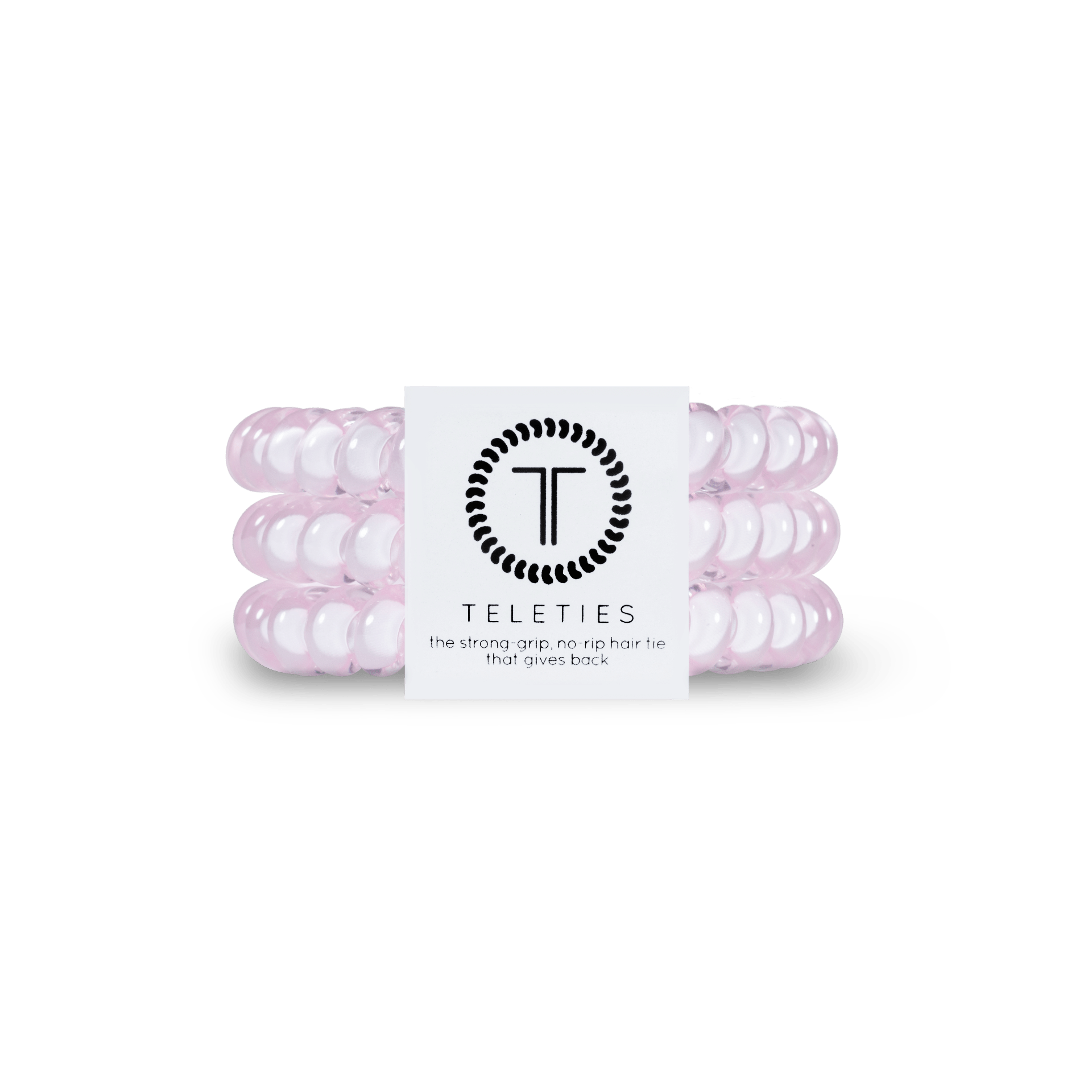 Spiral Hair Coils | Small | Rose Water Pink Hair Ties - She Chester
