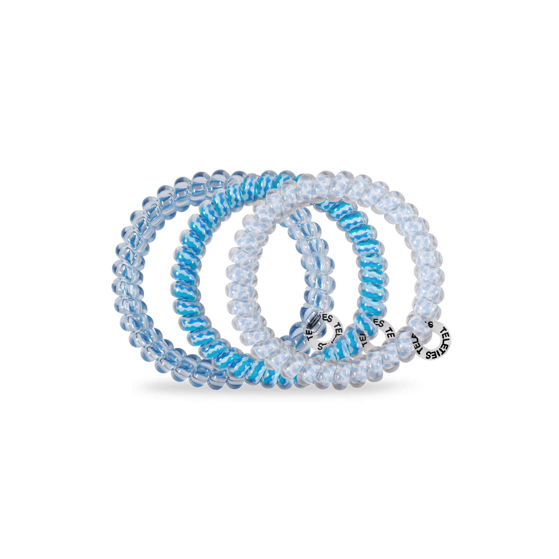 Spiral Hair Coils | Small | Summer Sky Hair Ties - She Chester