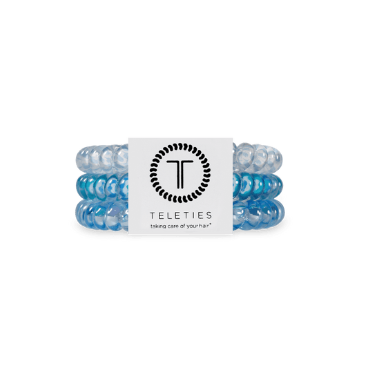 Spiral Hair Coils | Small | Summer Sky Hair Ties - She Chester
