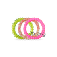 Spiral Hair Coils | Small | Tropical Punch Hair Ties - She Chester