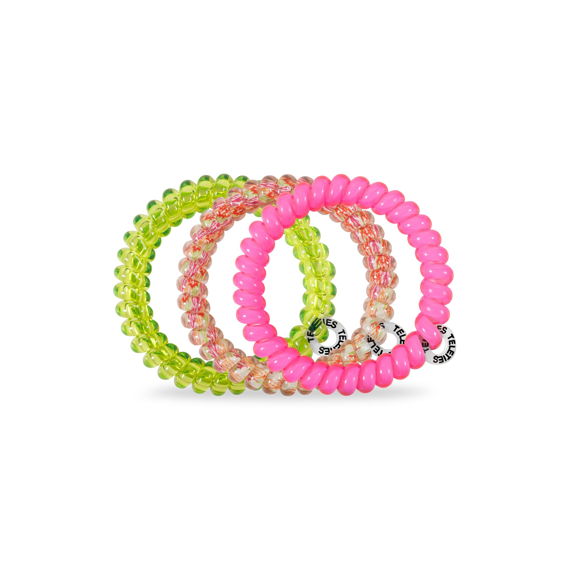 Spiral Hair Coils | Small | Tropical Punch Hair Ties - She Chester