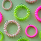 Spiral Hair Coils | Small | Tropical Punch Hair Ties - She Chester