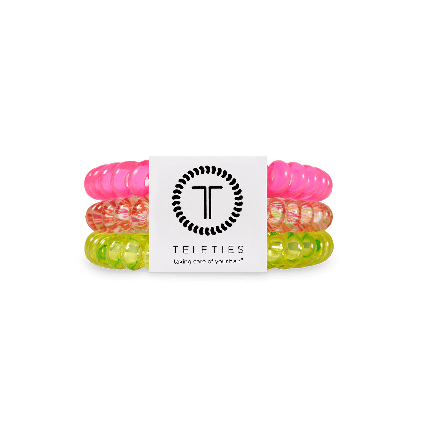 Spiral Hair Coils | Small | Tropical Punch Hair Ties - She Chester