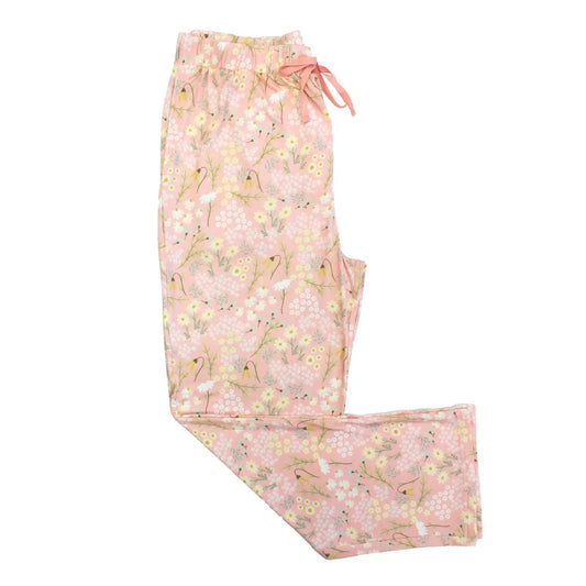 Spring Meadow Relaxed Bamboo Lounge Pajama Pants - She Chester