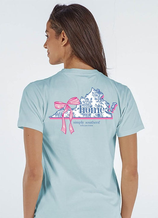 Home VA Ice Blue Short Sleeve