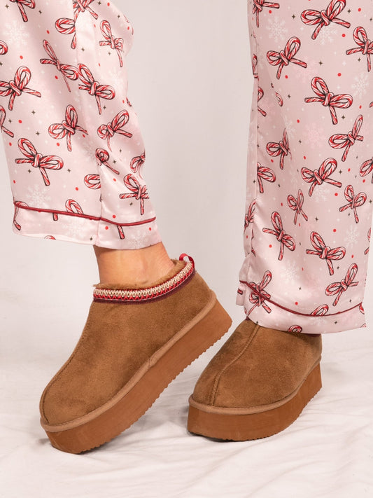 SS Slipper Platform Brown - She Chester