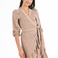 SS Wrap Dress Umber - She Chester