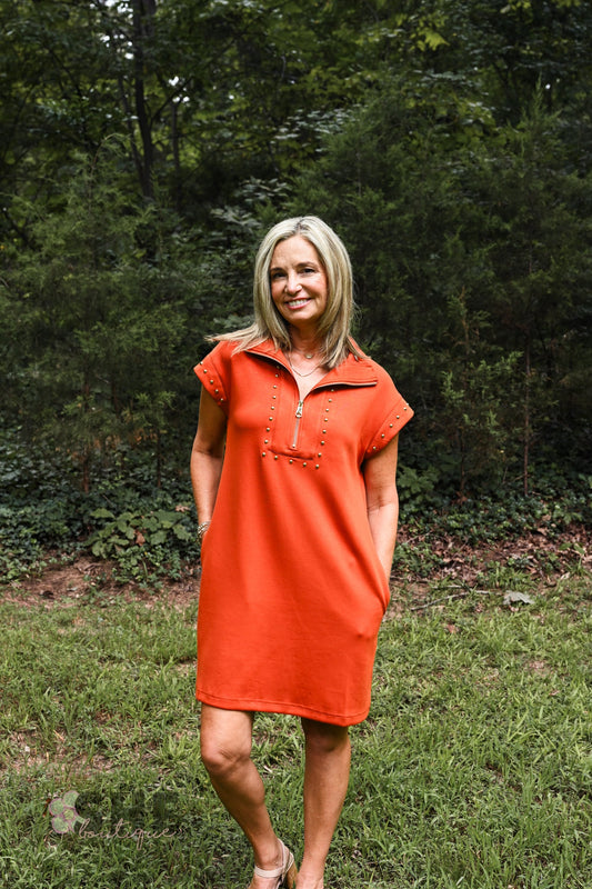 Stadium Standard Pumpkin Dress - She Chester