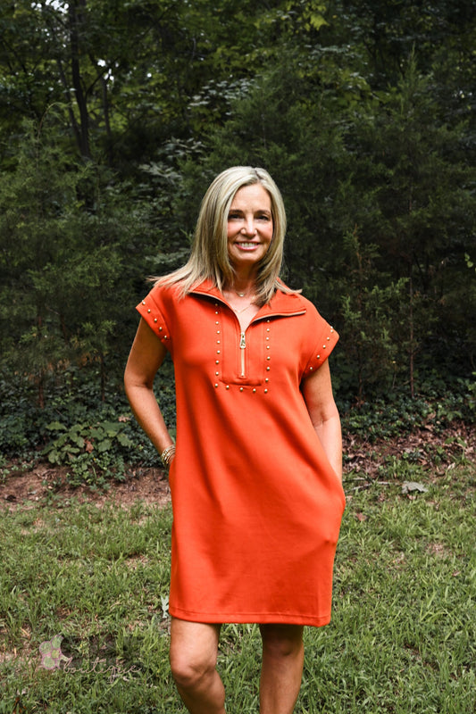 Stadium Standard Pumpkin Dress - She Chester