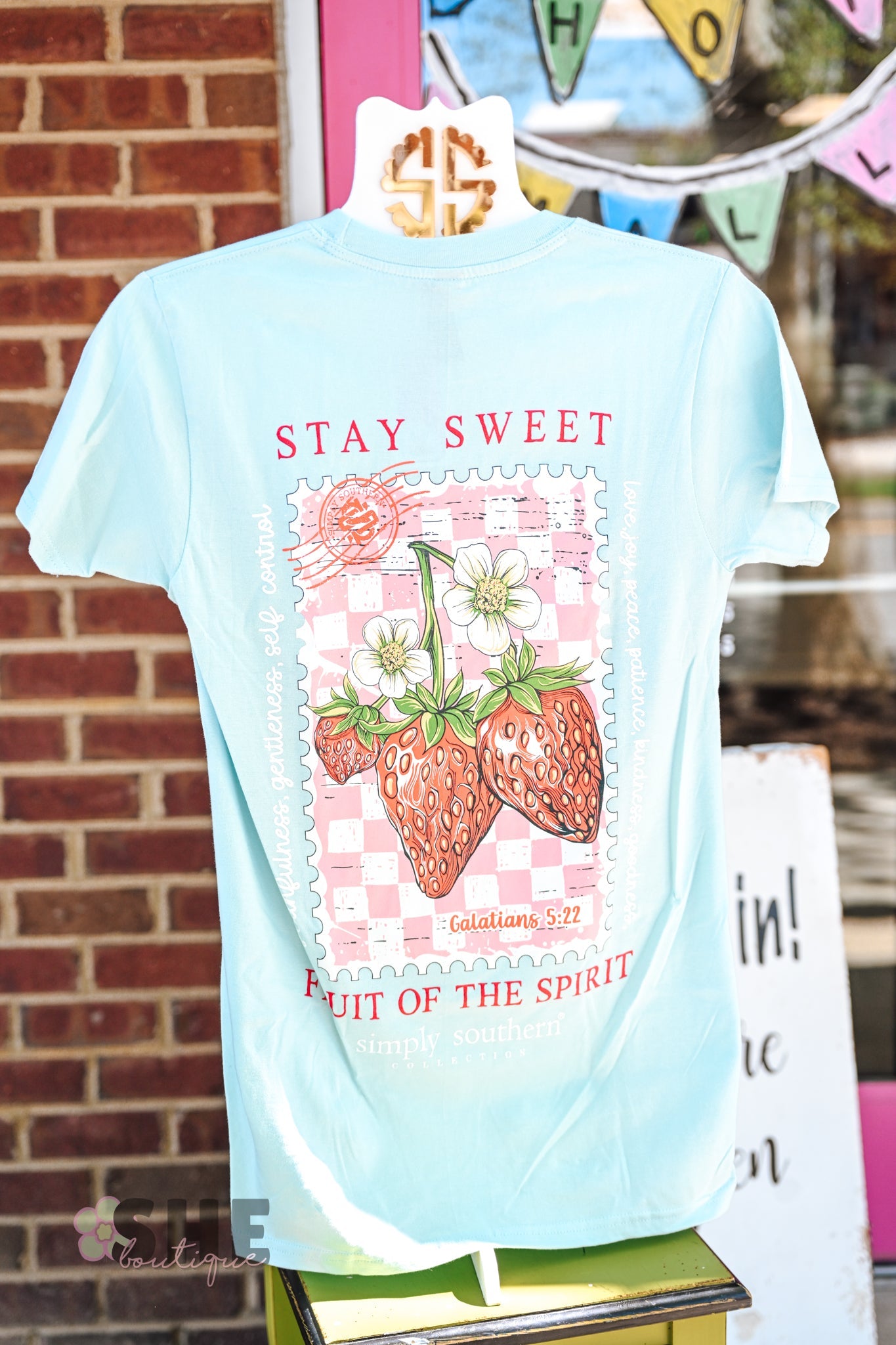 Stay Sweet Fruit Tee - She Chester