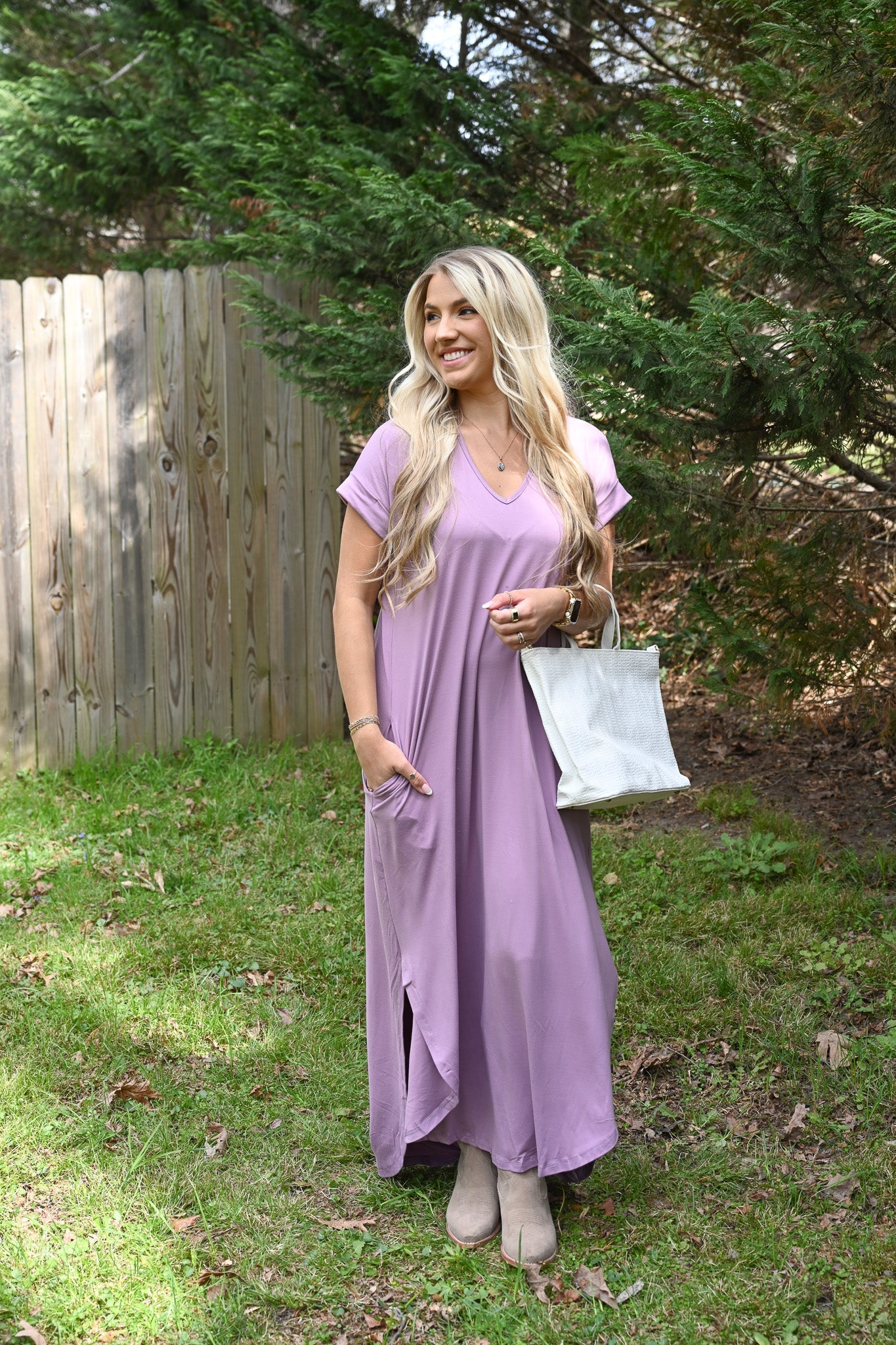 Stella Simple Lavendar Maxi - She Chester