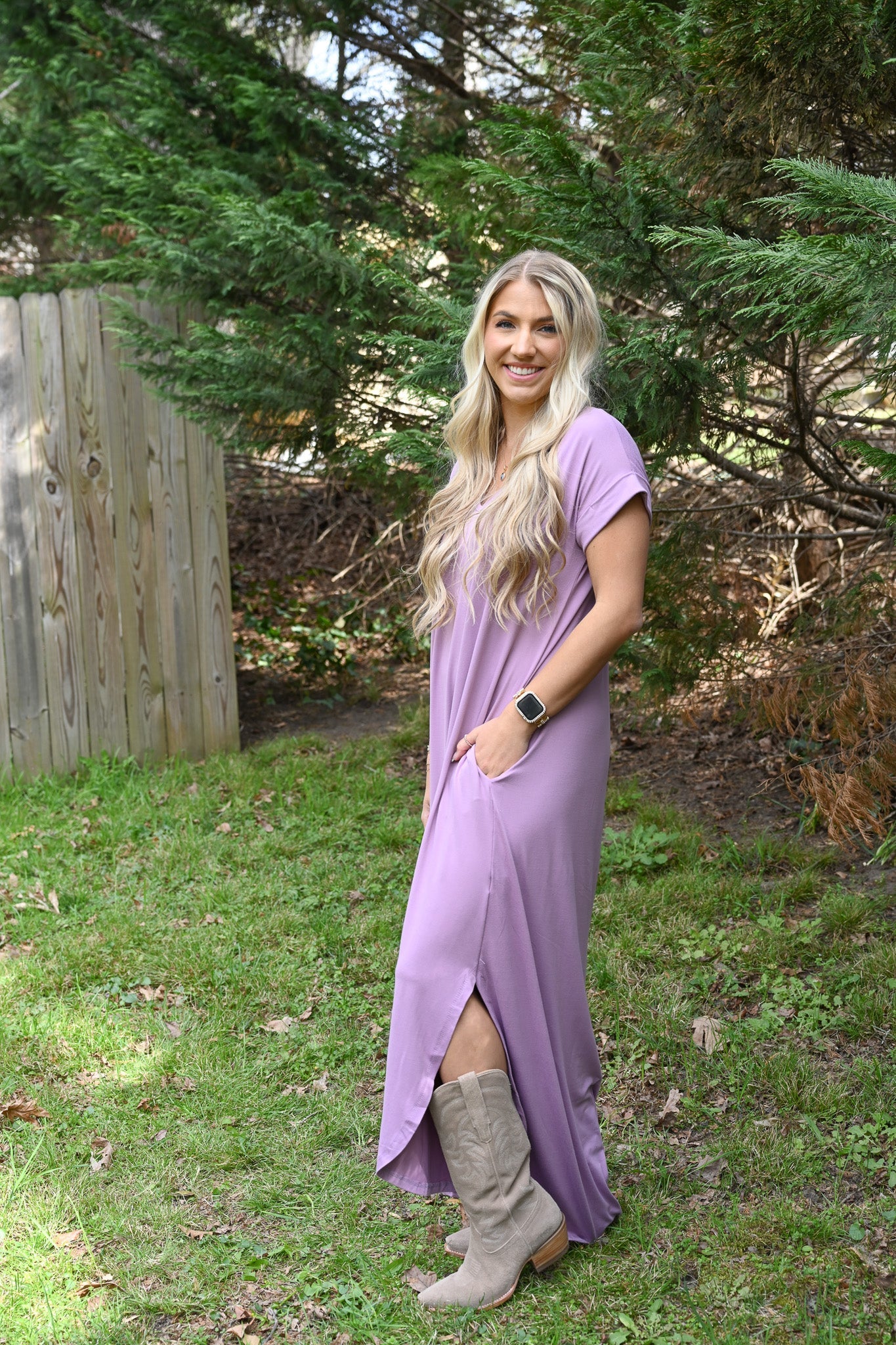 Stella Simple Lavendar Maxi - She Chester