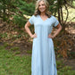 Stella Simple Pale Blue Maxi - She Chester
