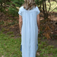 Stella Simple Pale Blue Maxi - She Chester
