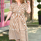 Stella Stripe Tie Dress - She Chester