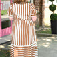 Stella Stripe Tie Dress - She Chester