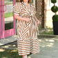 Stella Stripe Tie Dress - She Chester