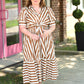 Stella Stripe Tie Dress - She Chester