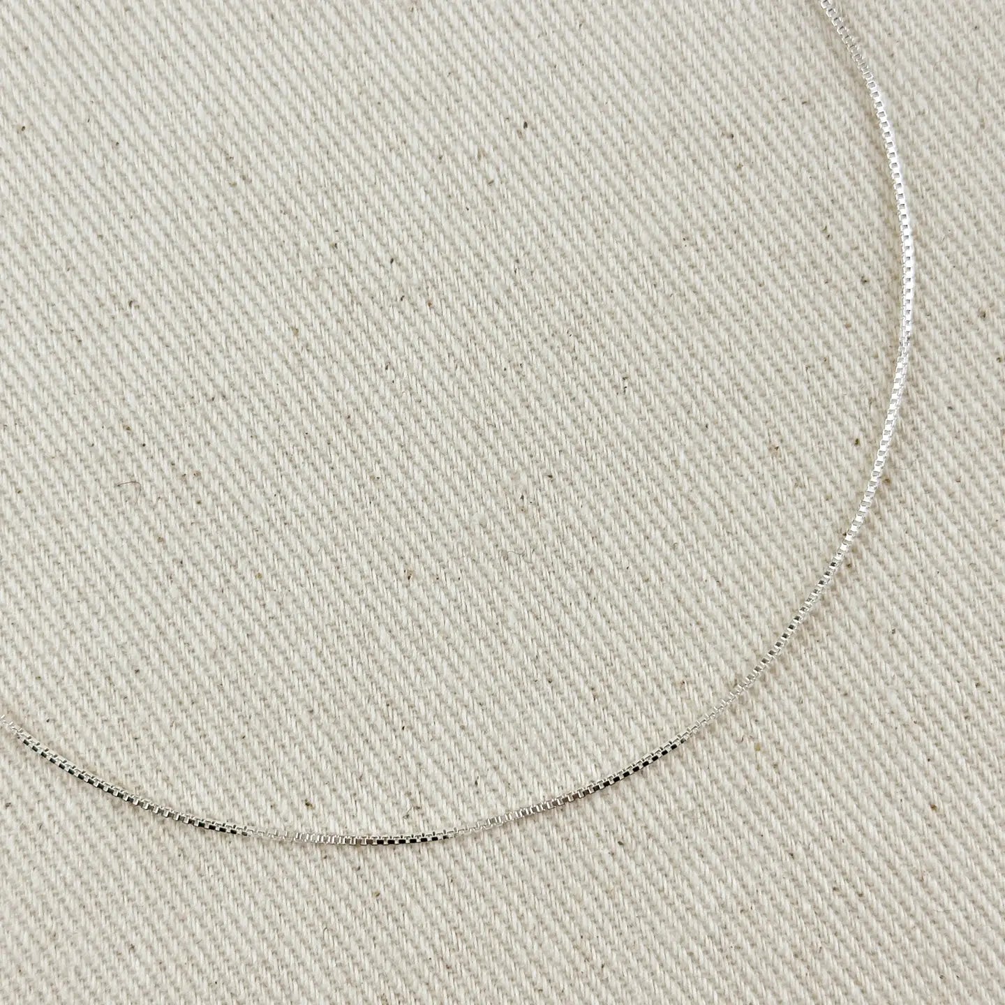 Sterling Silver Box Chain 0.8mm - She Chester