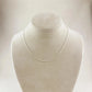 Sterling Silver Diamond Cut Bead Chain 1.0mm - She Chester