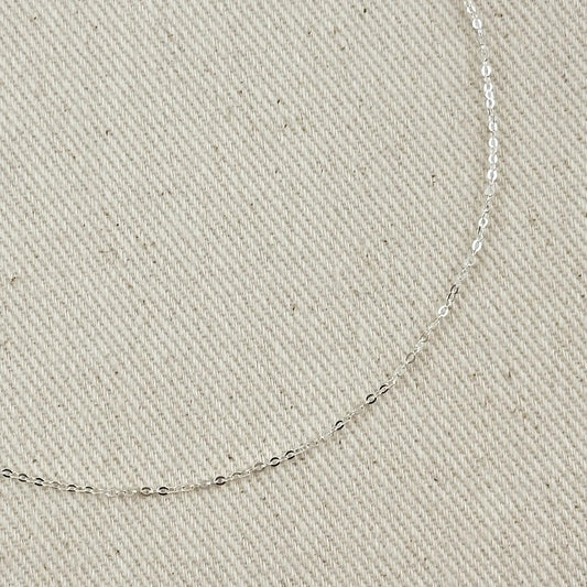 Sterling Silver Diamond Cut Forzatina Link 1.4mm - She Chester