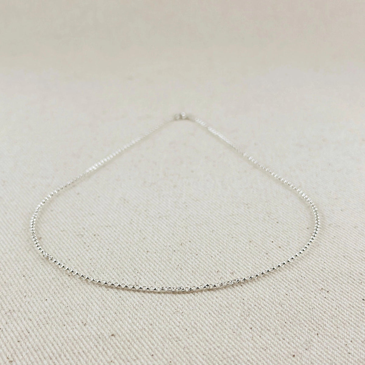 Sterling Silver Round Rolo Chain 1.5mm - She Chester