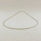 Sterling Silver Square Herringbone Chain 1.0mm - She Chester
