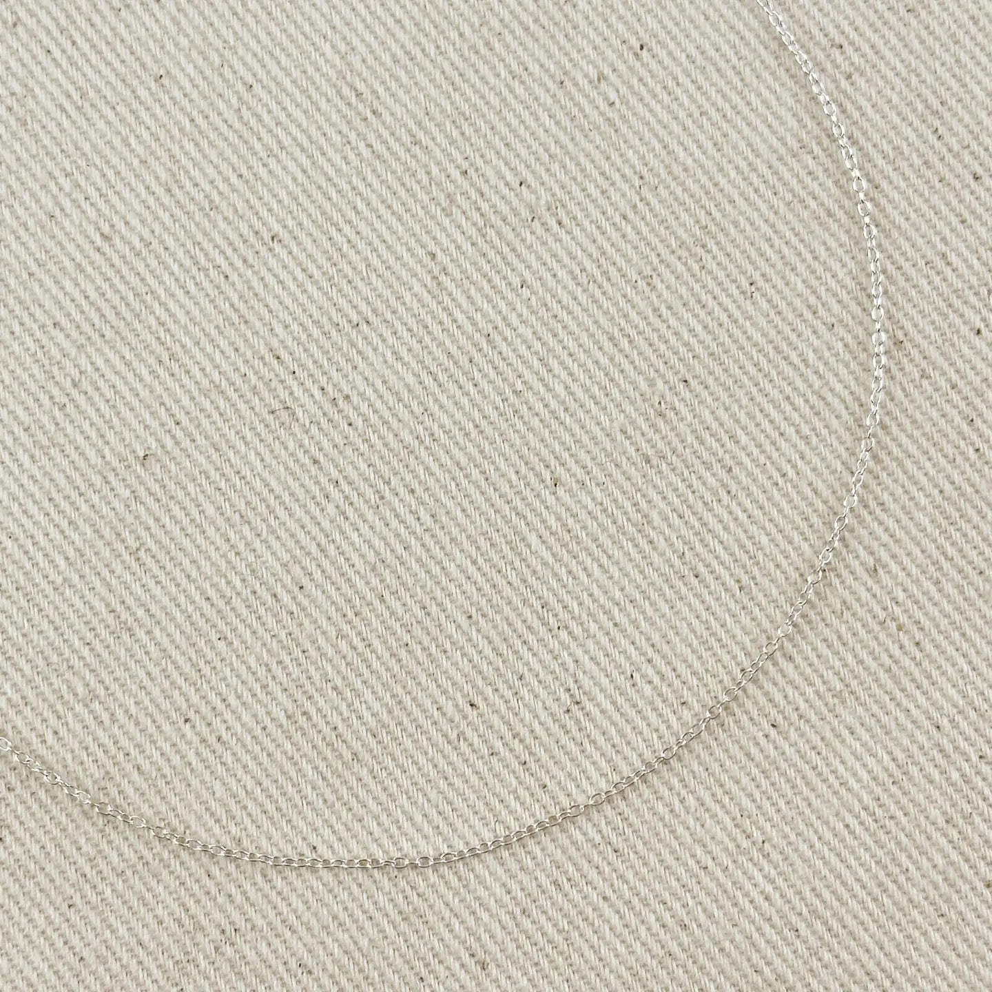 Sterling Silver Super Light Cable Chain 1.2mm - She Chester