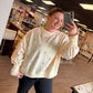 Strawberries And Cream Polka Dot Pullover - She Chester