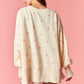 Strawberries And Cream Polka Dot Pullover - She Chester