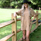 Studded Boot Stitch Tshirt Dress - She Chester