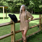 Studded Boot Stitch Tshirt Dress - She Chester